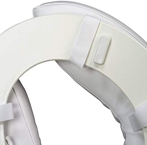 DMI Raised Toilet Seat Toilet, Toilet Seat Riser, FSA HSA Eligible Seat Cushion and Toilet Seat Cover to Add Extra Padding to the Toilet Seat while Relieving Pressure, 2 Inch Pad, White